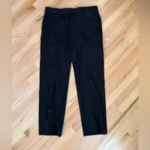 Armani Collezioni Men's Black Dress Pants